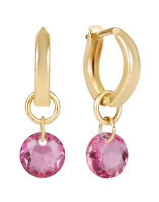 Huggie Gold 0.5in Hoop Reflection Sm Charm