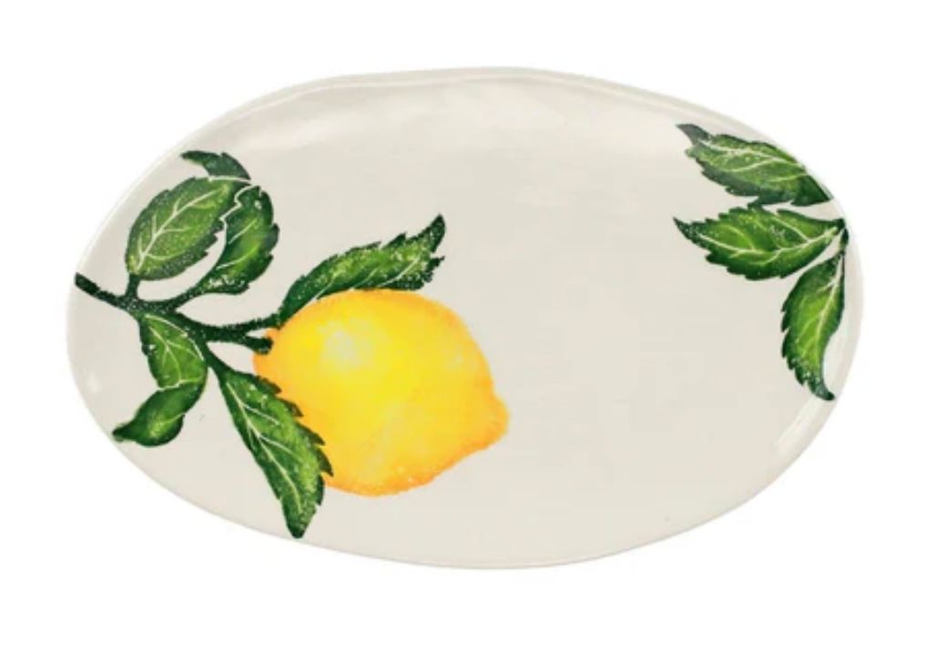 Vietri Limoni Sm Oval Platter LIM9724