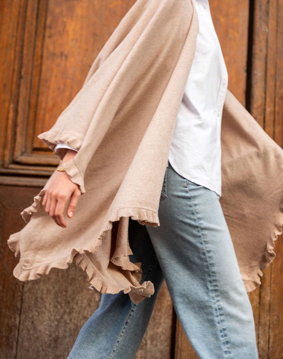 Charleston Ruffle Wrap OS