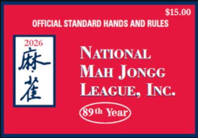 2026 Mah Jongg Card LG
