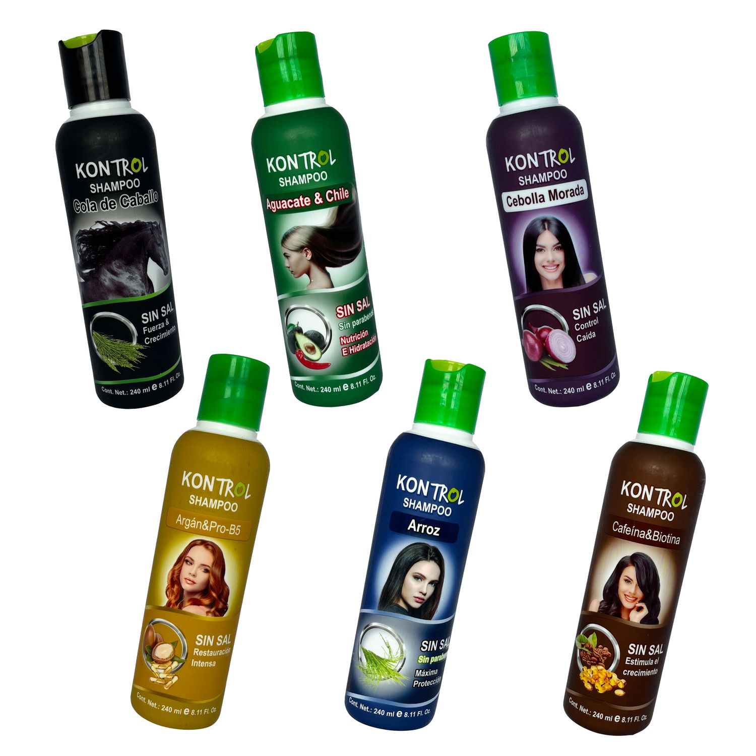 Shampoo Kontrol  sin sal 240 ml