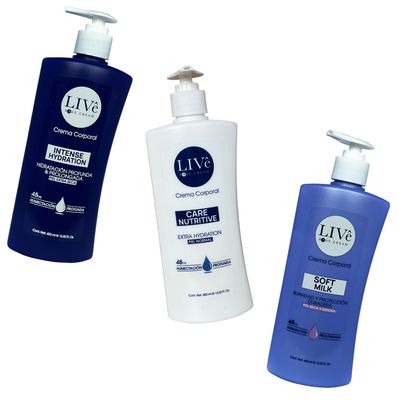 Crema corporal Live 400 ml