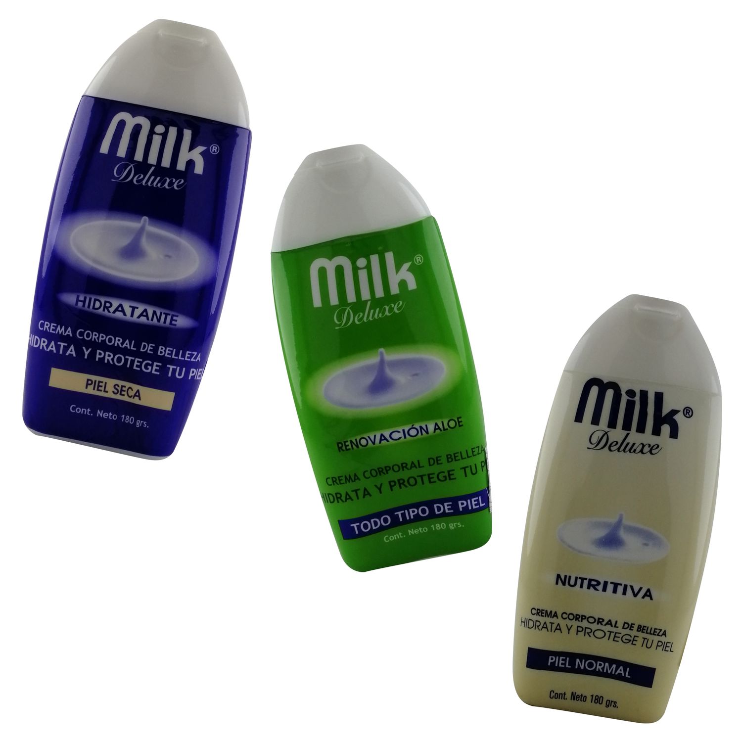 Crema milk deluxe 180 gramos