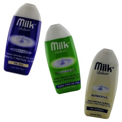 Crema milk deluxe 180 gramos