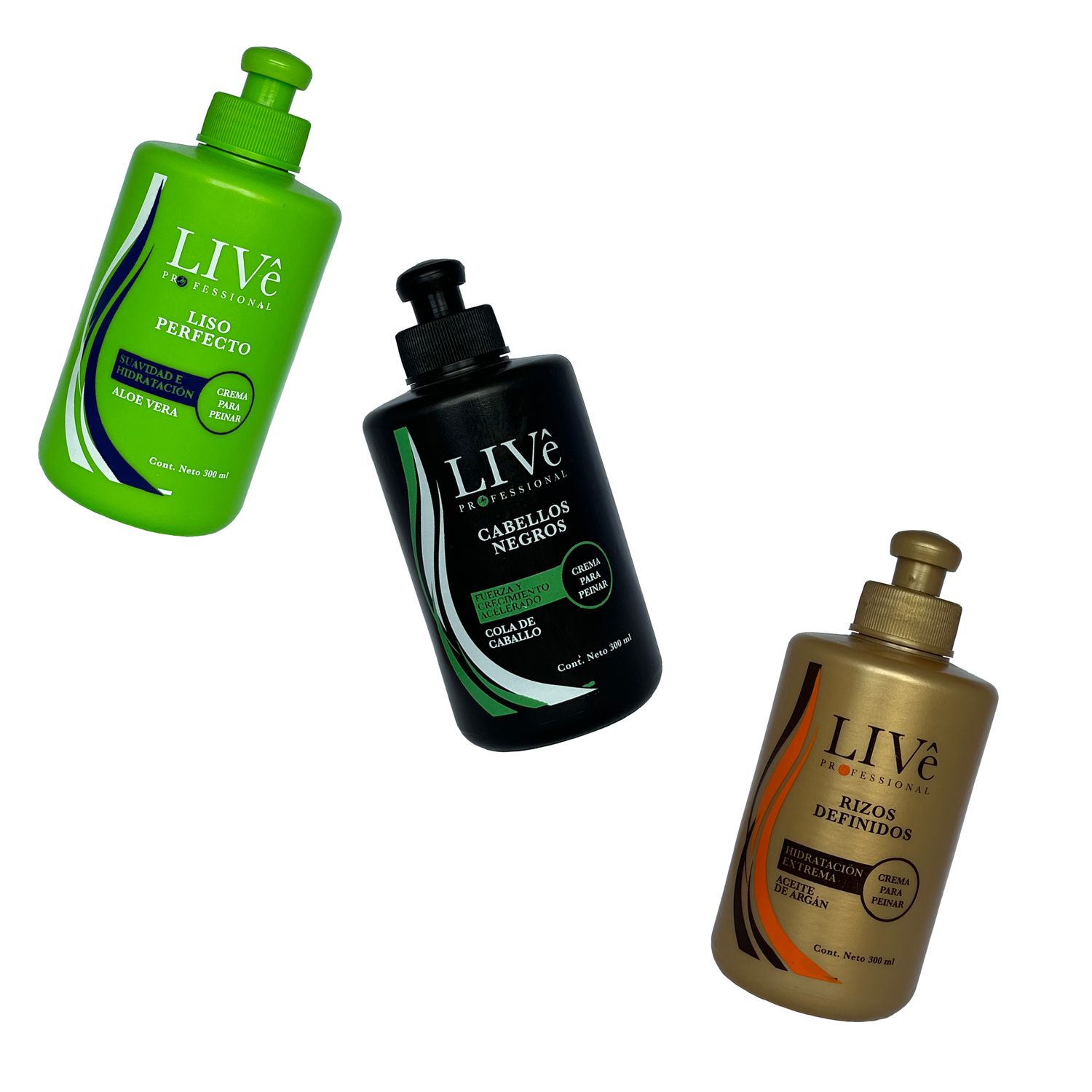 Crema para peinar Live  300 ml