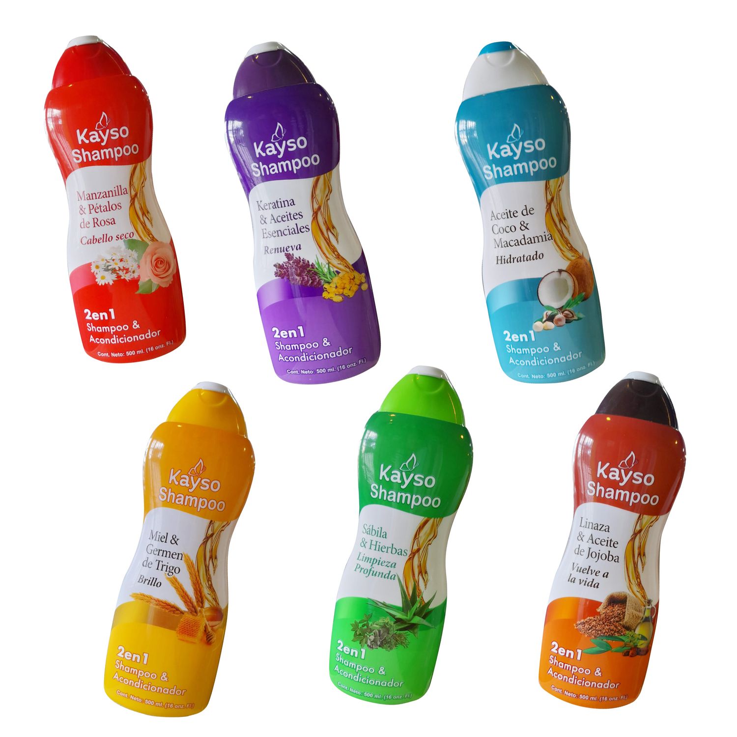 shampoo kayso 2 en 1 / 500 ml