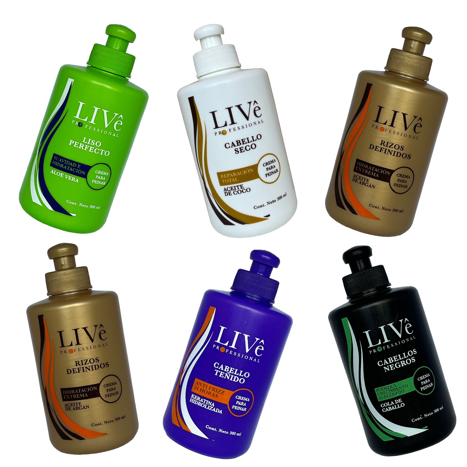 crema para peinar Live 300 ml