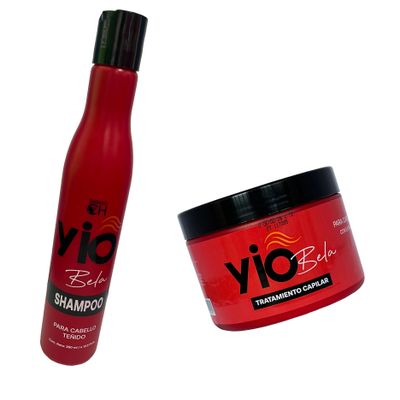 COMBO CUIDA TU COLOR 

shampoo yio bela para el cabello teñido 
tratamiento yio bela