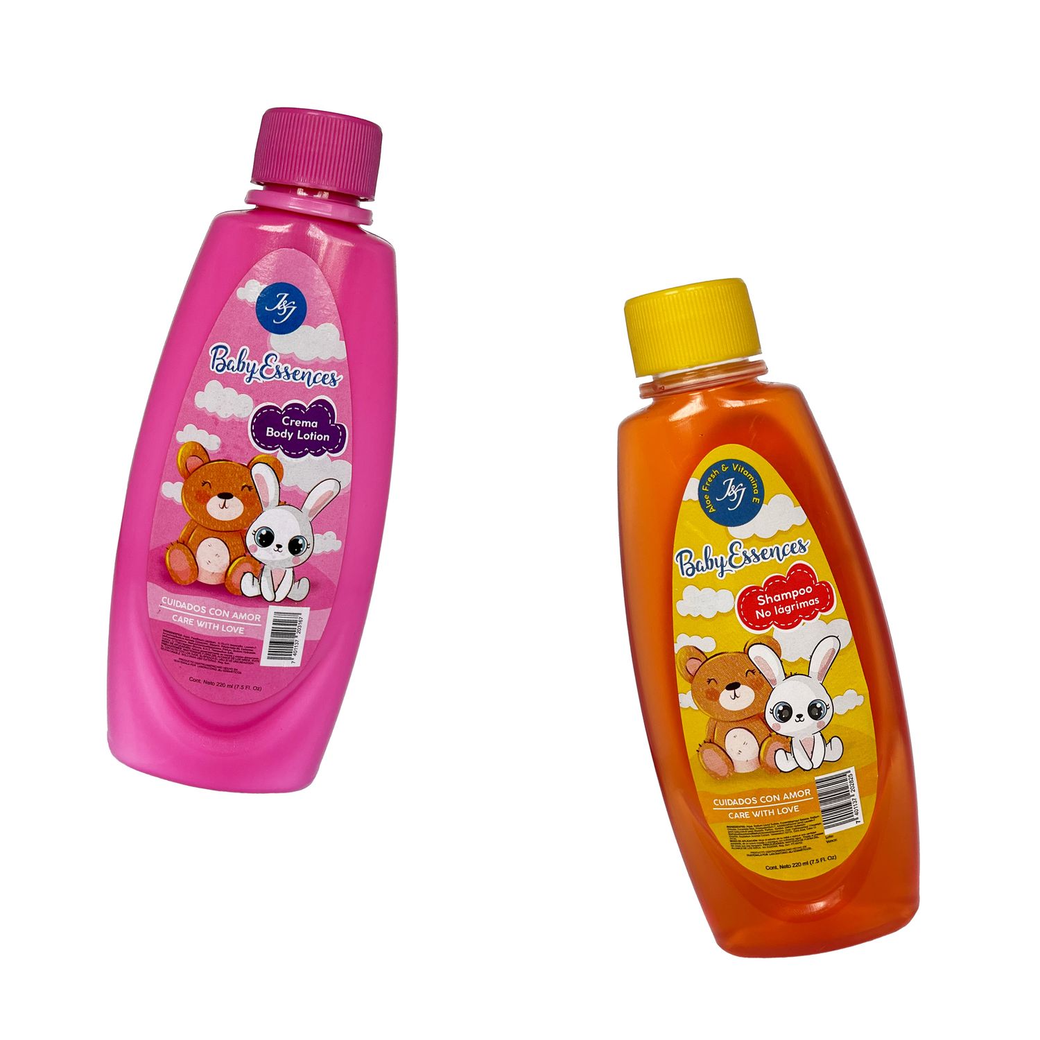 Shampoo y crema para bebe 220 ml