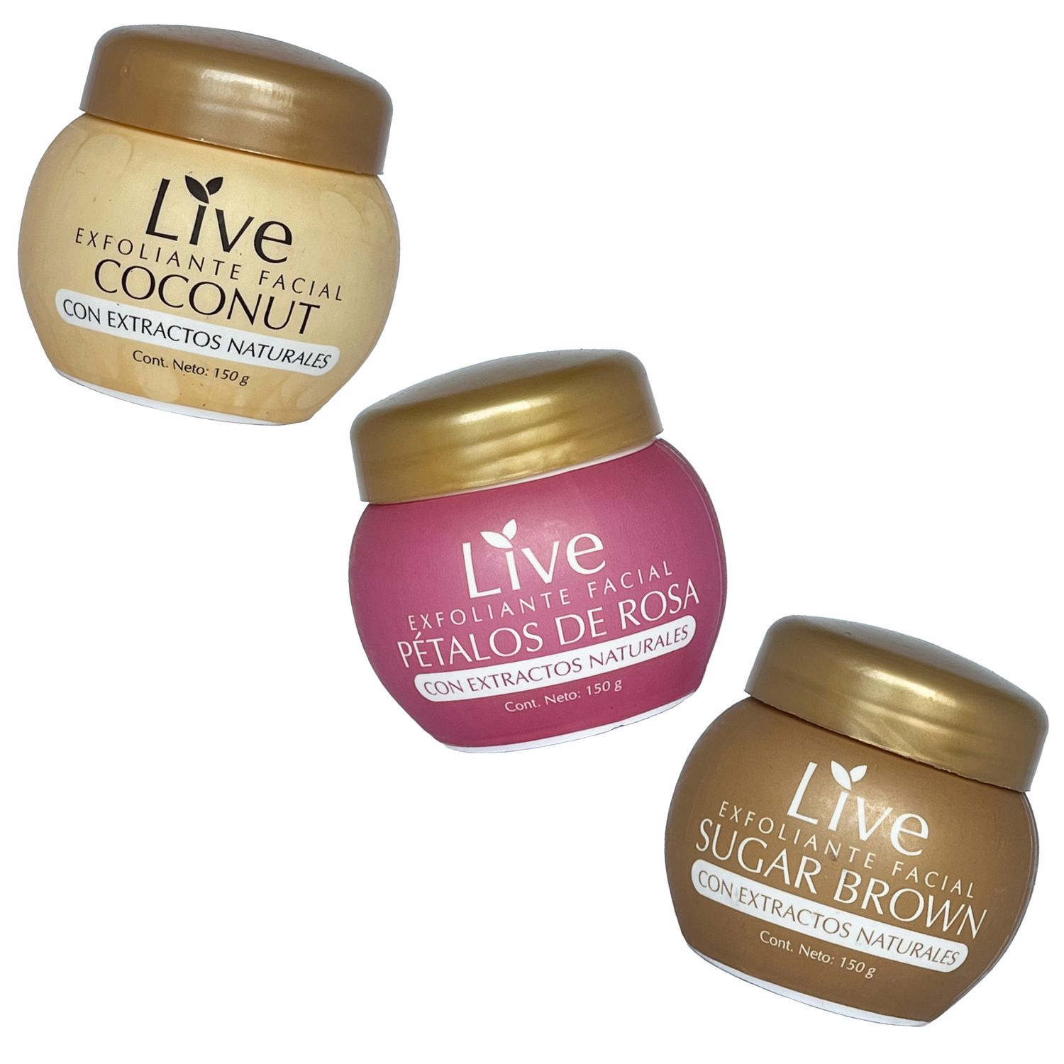 Exfoliante facial Live 150 gramos