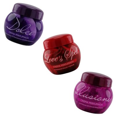 Cremas perfumadas 150 gramos