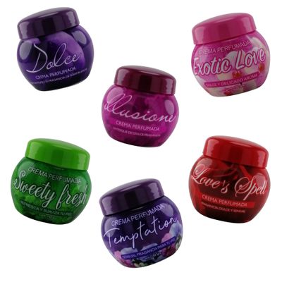 Cremas perfumadas 150 gramos