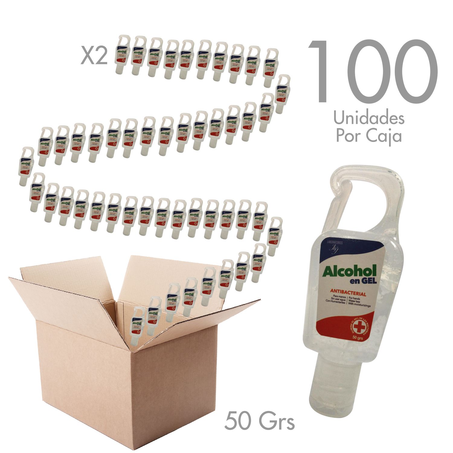 Alcohol en gel  bolsillo 50 gramos