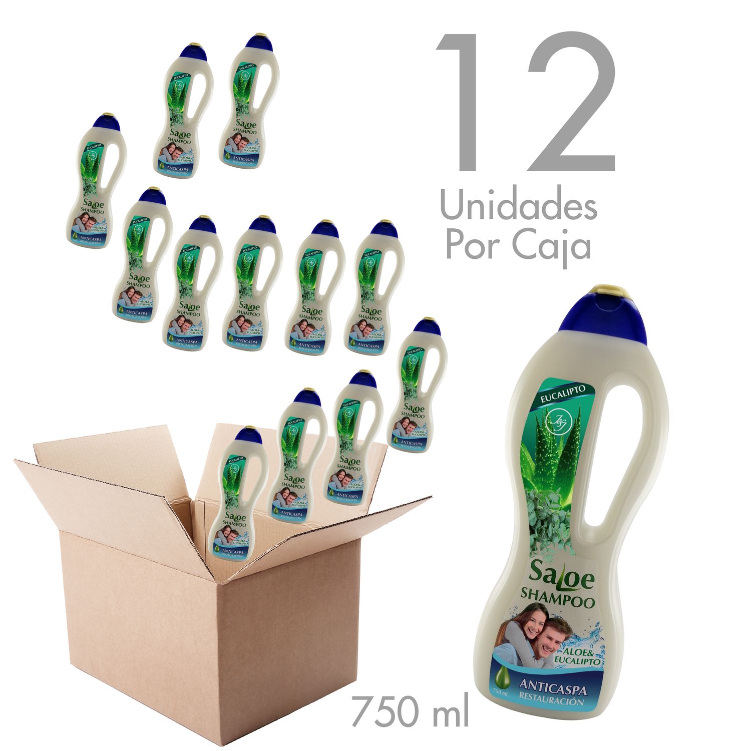 Saloe Shampoo y Acondicionador Anticaspa 750 ml