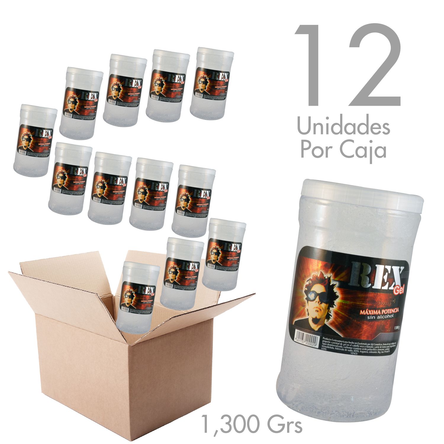 Rex Gel Máxima Potencia 1,300 Grs
