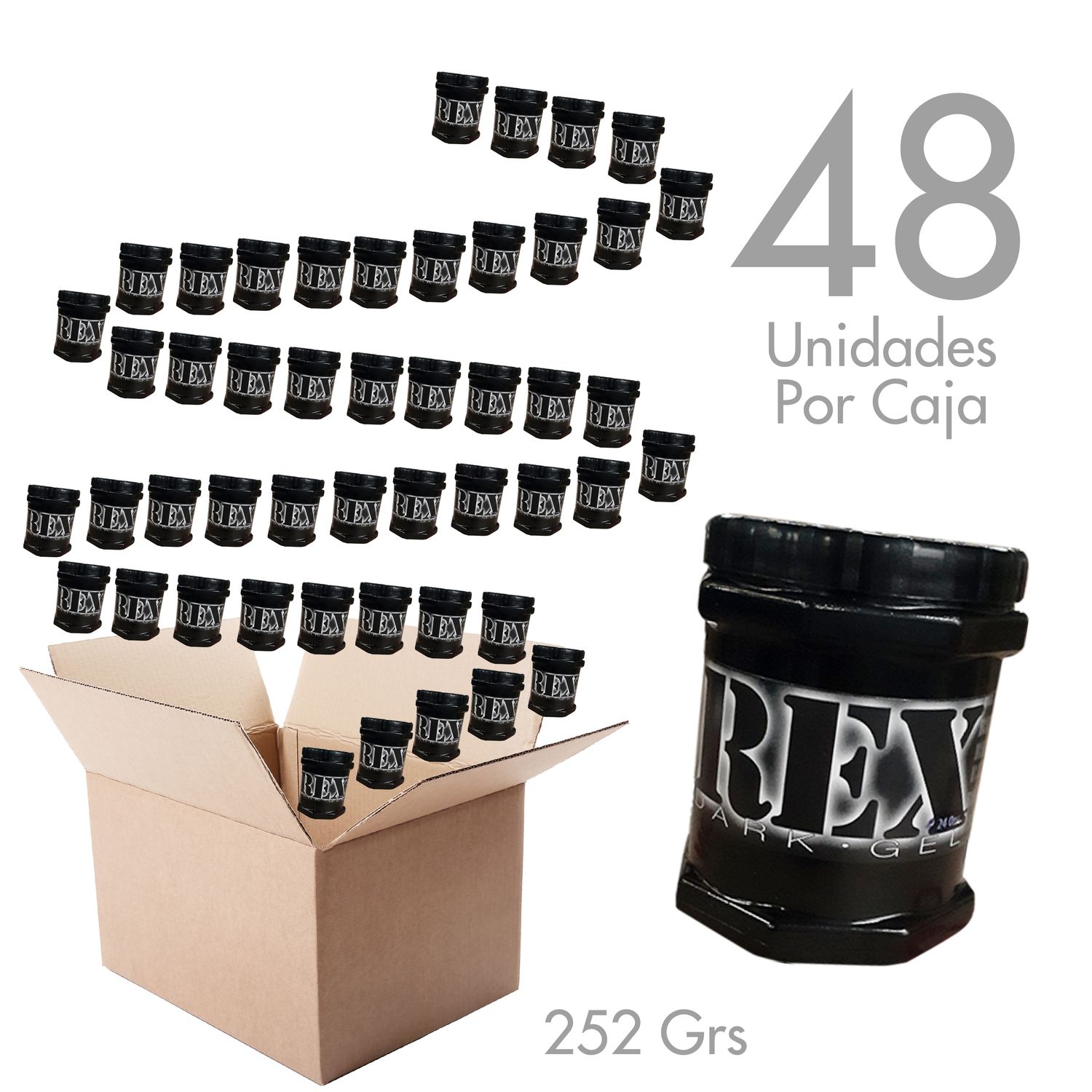 Rex Dark Gel 252 Grs