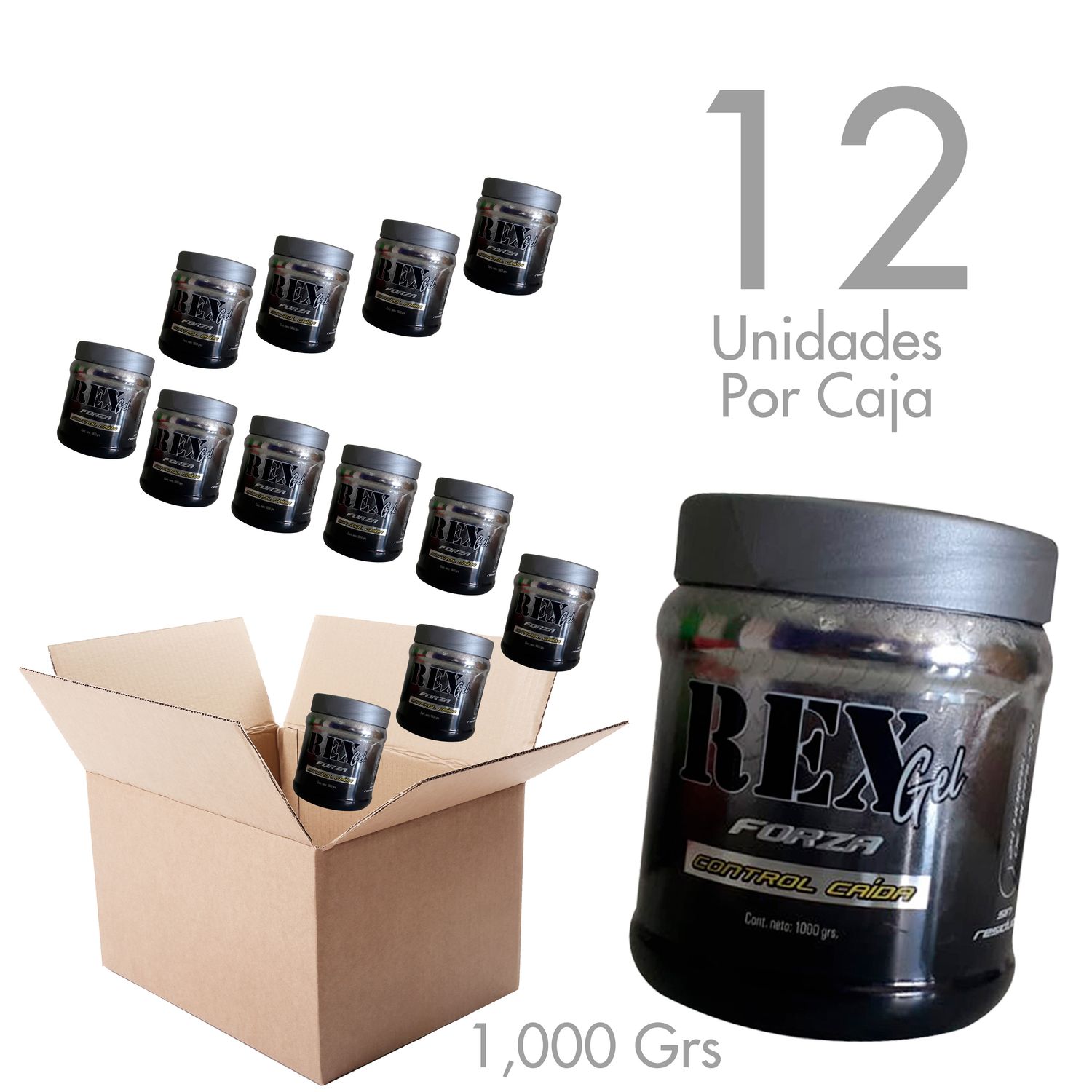 Rex Gel Forza Control Caída 1,000 Grs