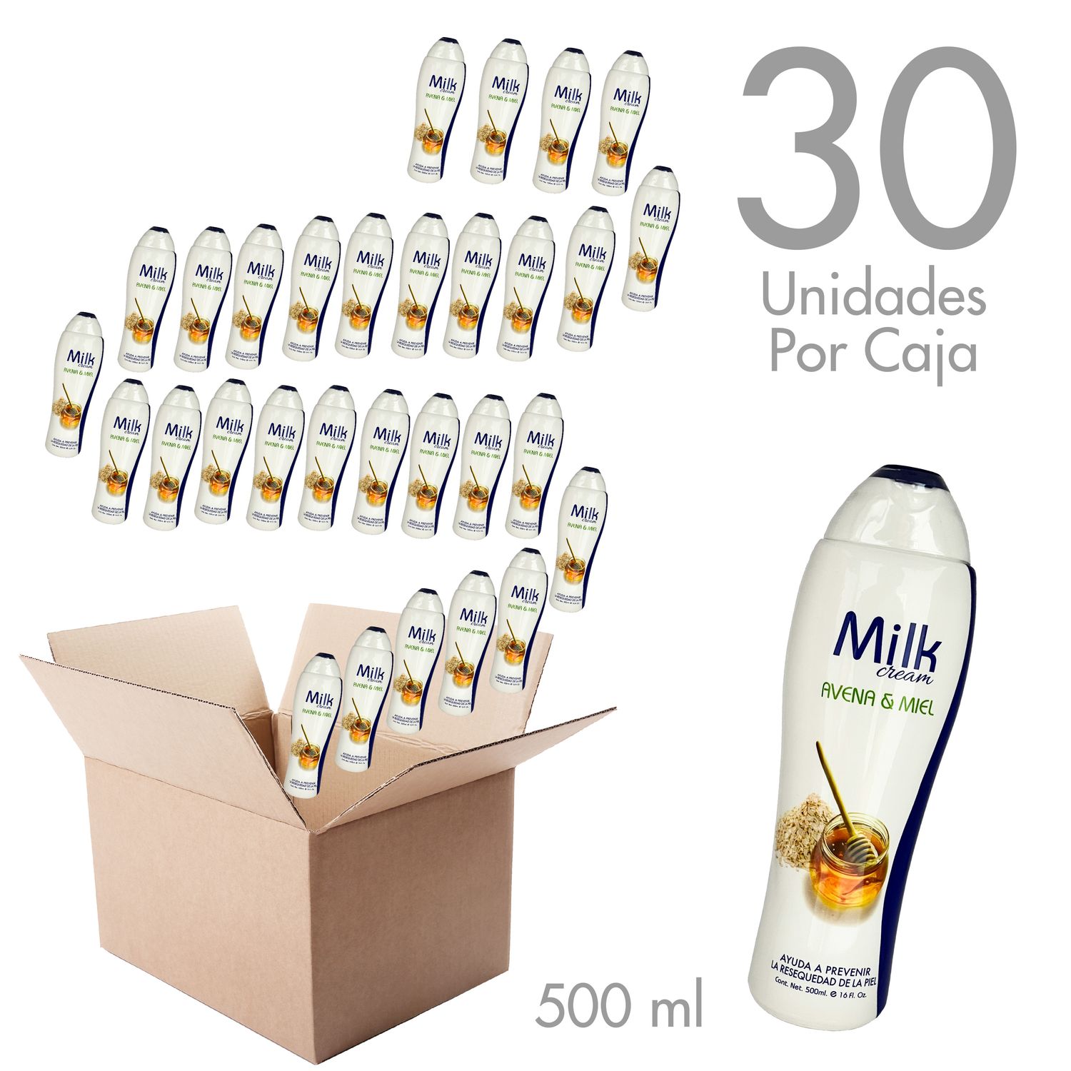 Crema Familiar Corporal Milk Cream 500 ml