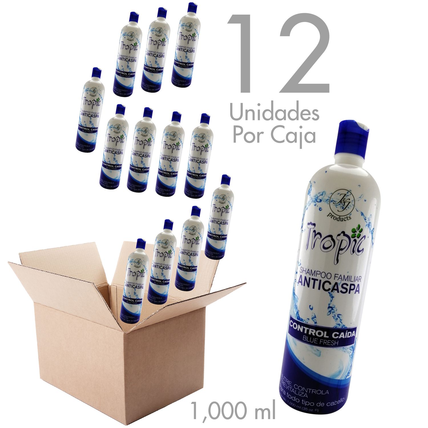 Tropic Shampoo y Acondicionador Anticaspa 1,000 ml