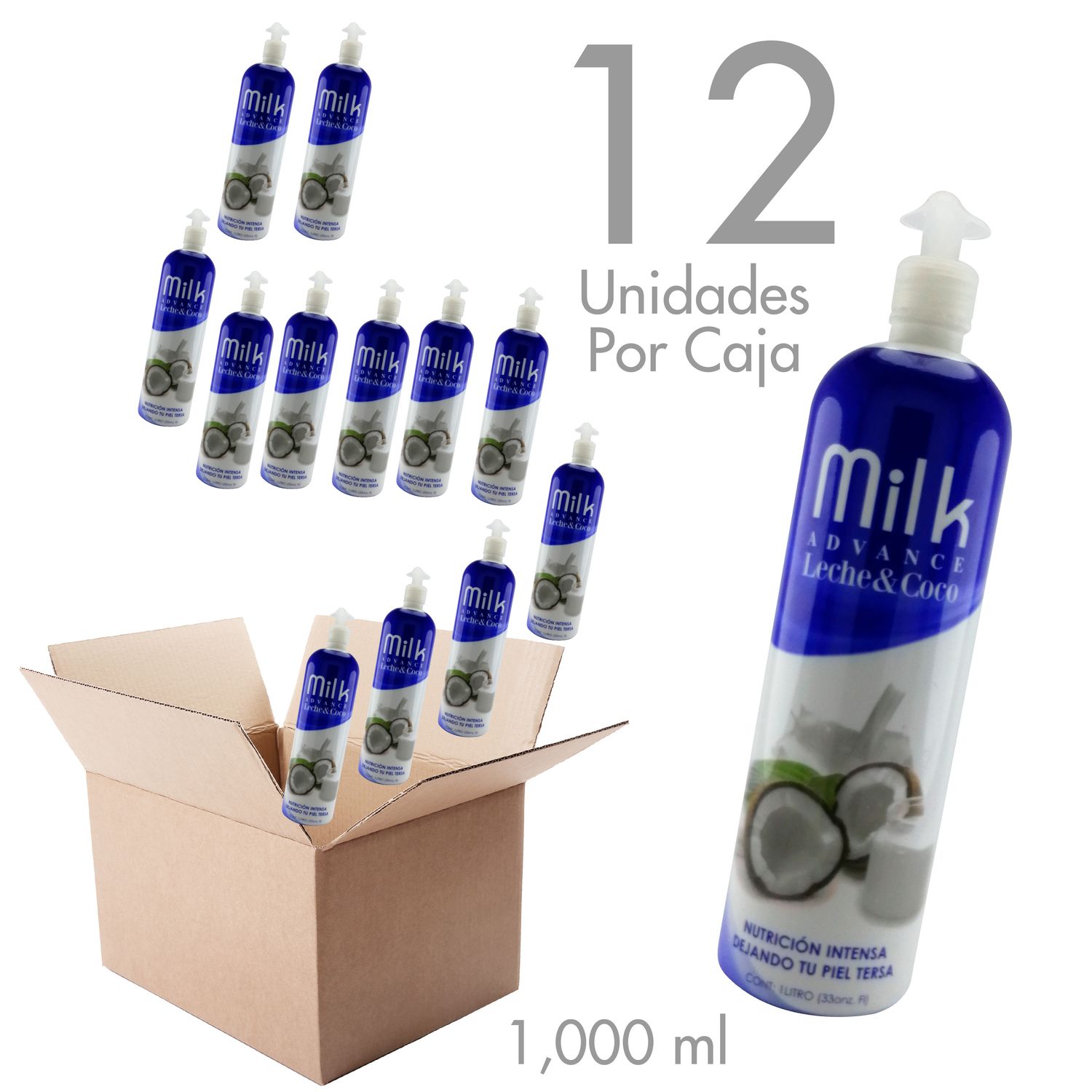 Crema Familiar Corporal Milk Advance 1,000 ml