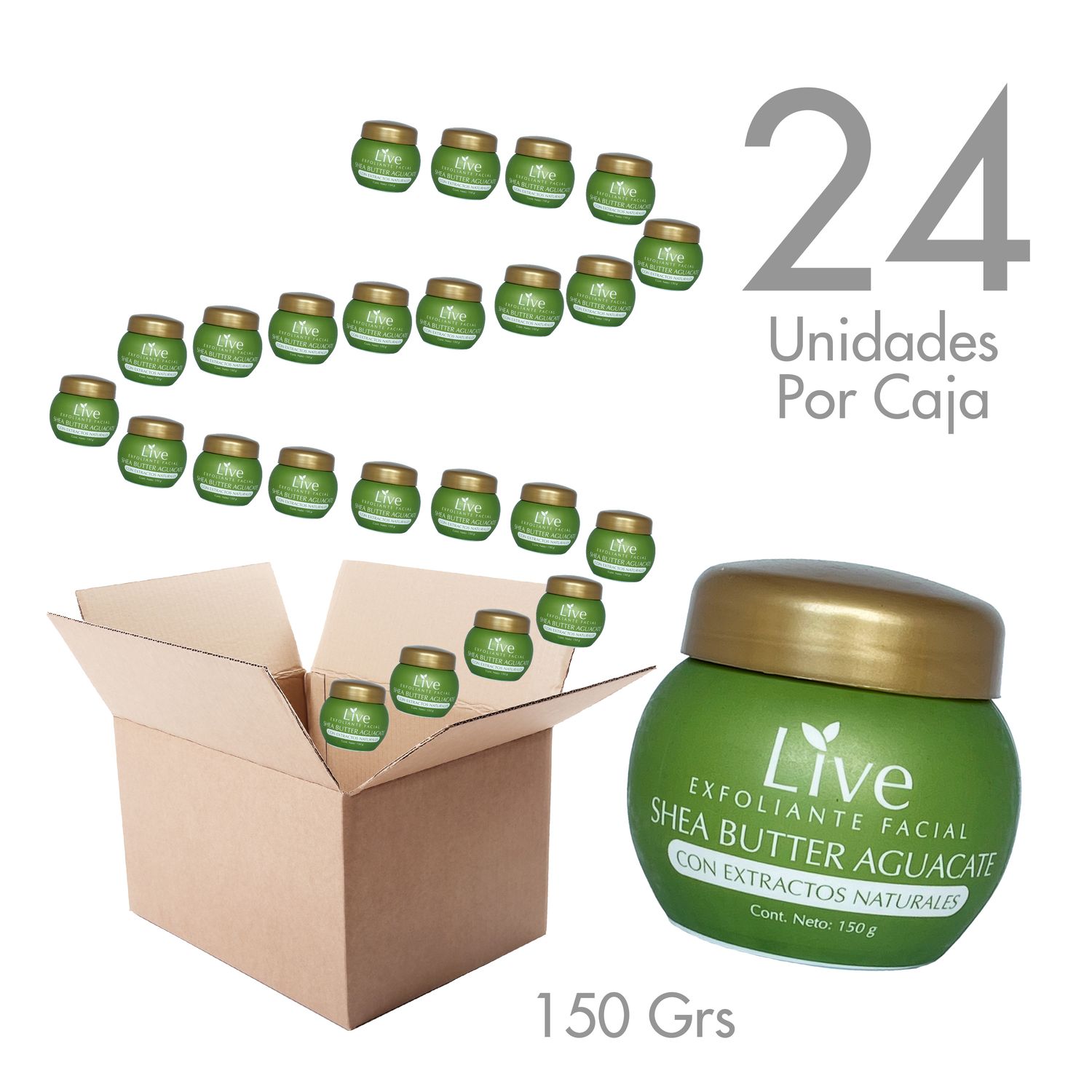 Exfoliante Facial Live 150 Grs