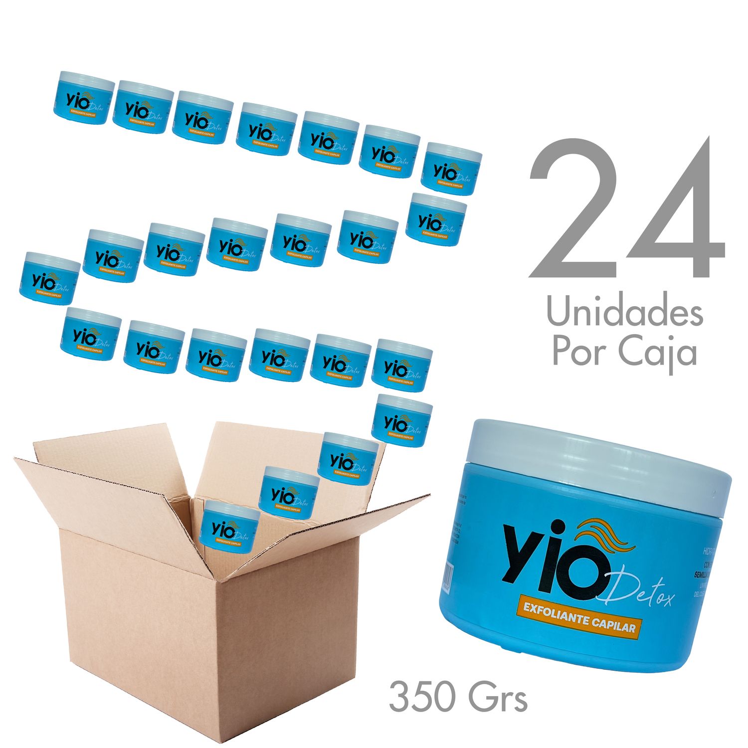 Exfoliante Capilar Yio Detox 350 Grs