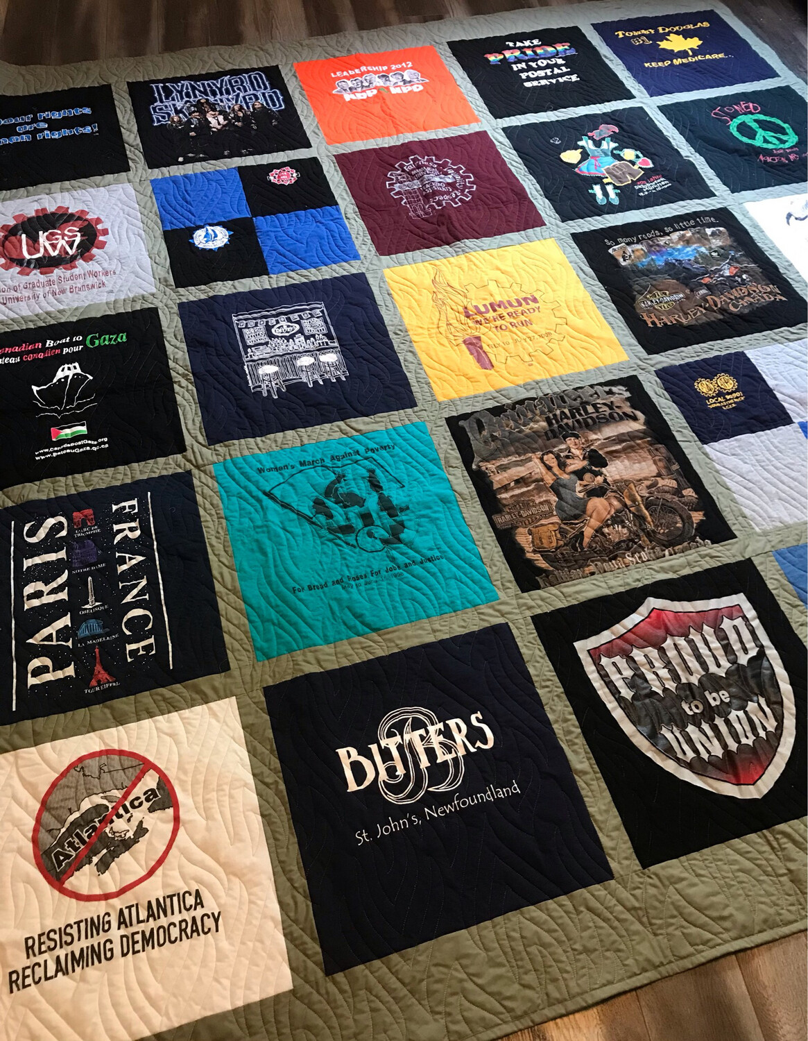 CUSTOM Keepsake Memory T-shirt Quilt  