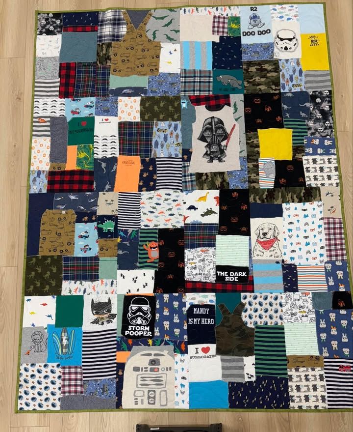 CUSTOM Patchwork Memory Quilt for Amanda  F