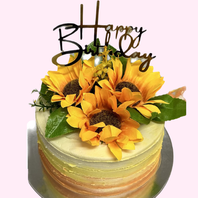 Summer Ombre Cake