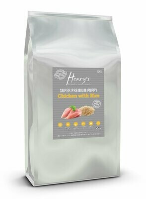 Henry’s Chicken & Rice ‘Premium Puppy’ - hypoallergenic - Gluten Free