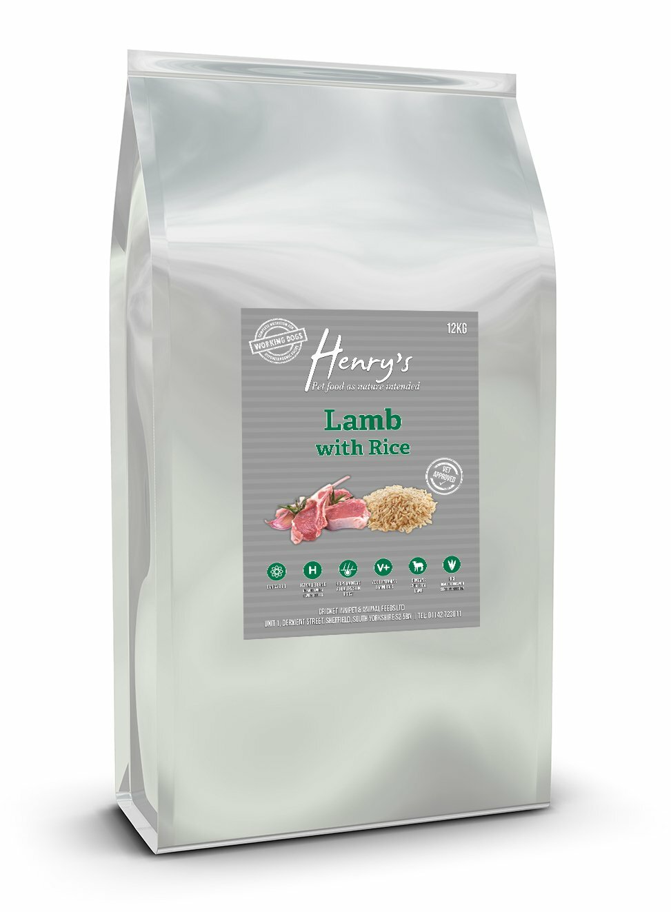 12kg Super Premium Lamb With Rice - Buy 2 save £10!!