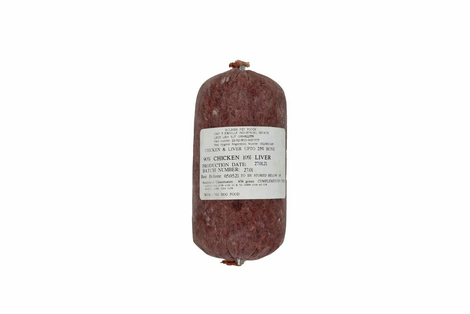 Bulmers Minced Chicken And Liver Single