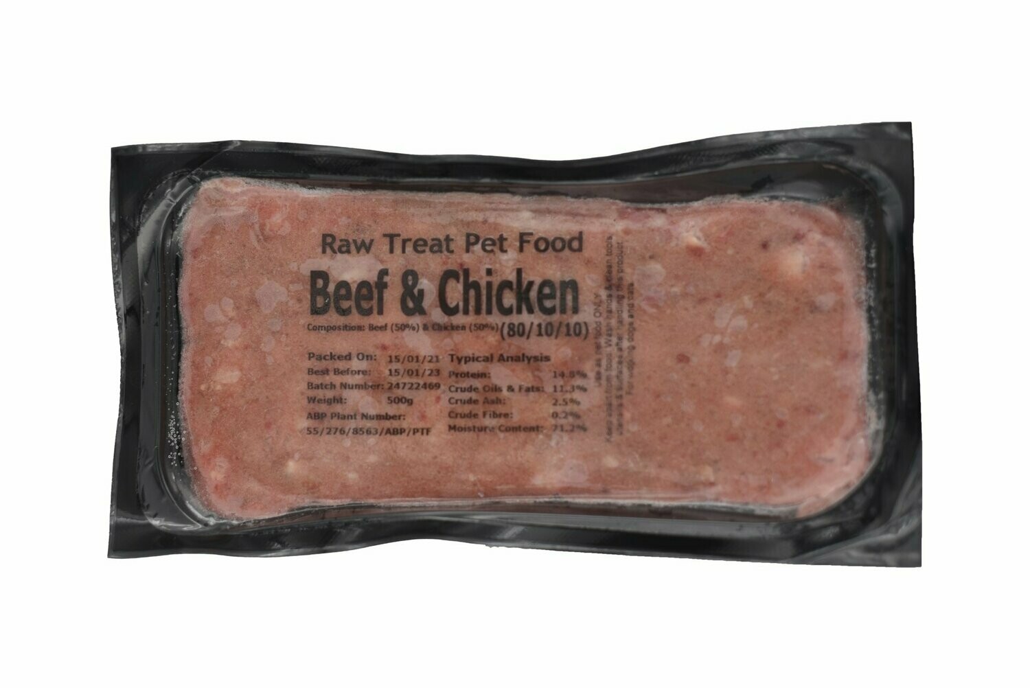 Raw Treat Beef & Chicken Box Of 20