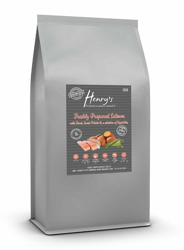 12kg Salmon And Trout, Sweet Potato And Mixed Vegetables  - Hypo Allergenic - Grain Free Dog Food