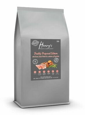 12kg Salmon And Trout, Sweet Potato And Mixed Vegetables - Hypo Allergenic - Grain Free Dog Food