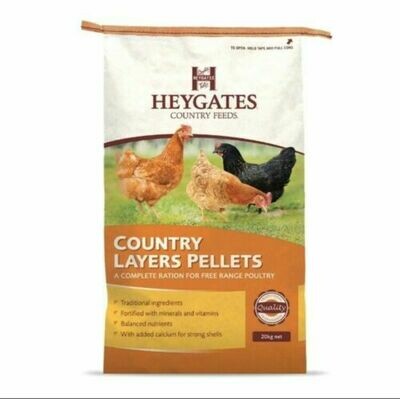 20kg Layers Pellet Heygates Country Feeds