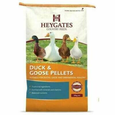 20kg Heygates Duck and Goose Pellets
