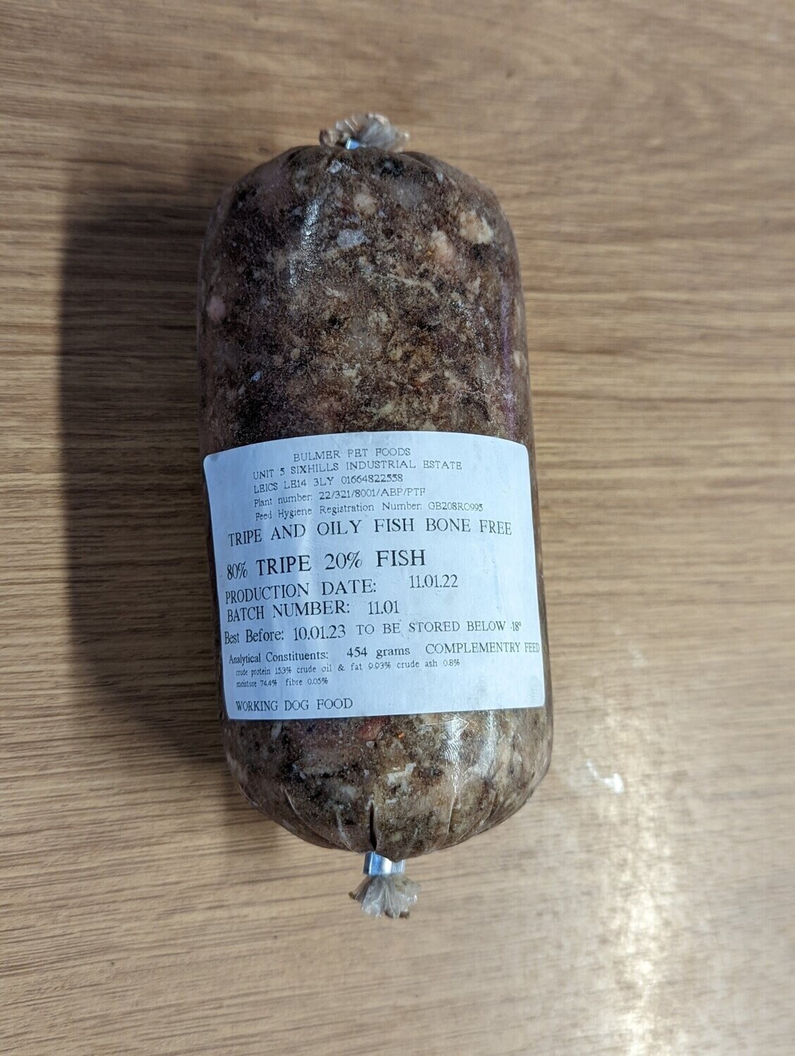 Bulmers Minced Tripe And Oily Fish Single