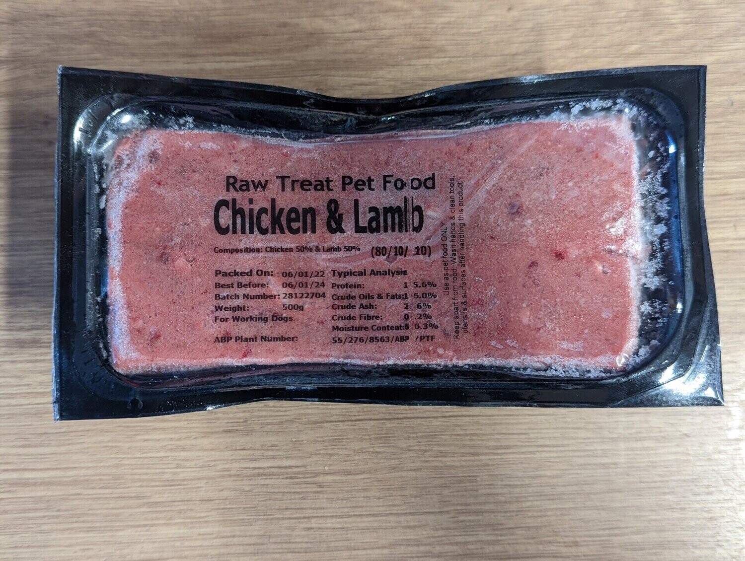 Raw Treat Chicken & Lamb Single