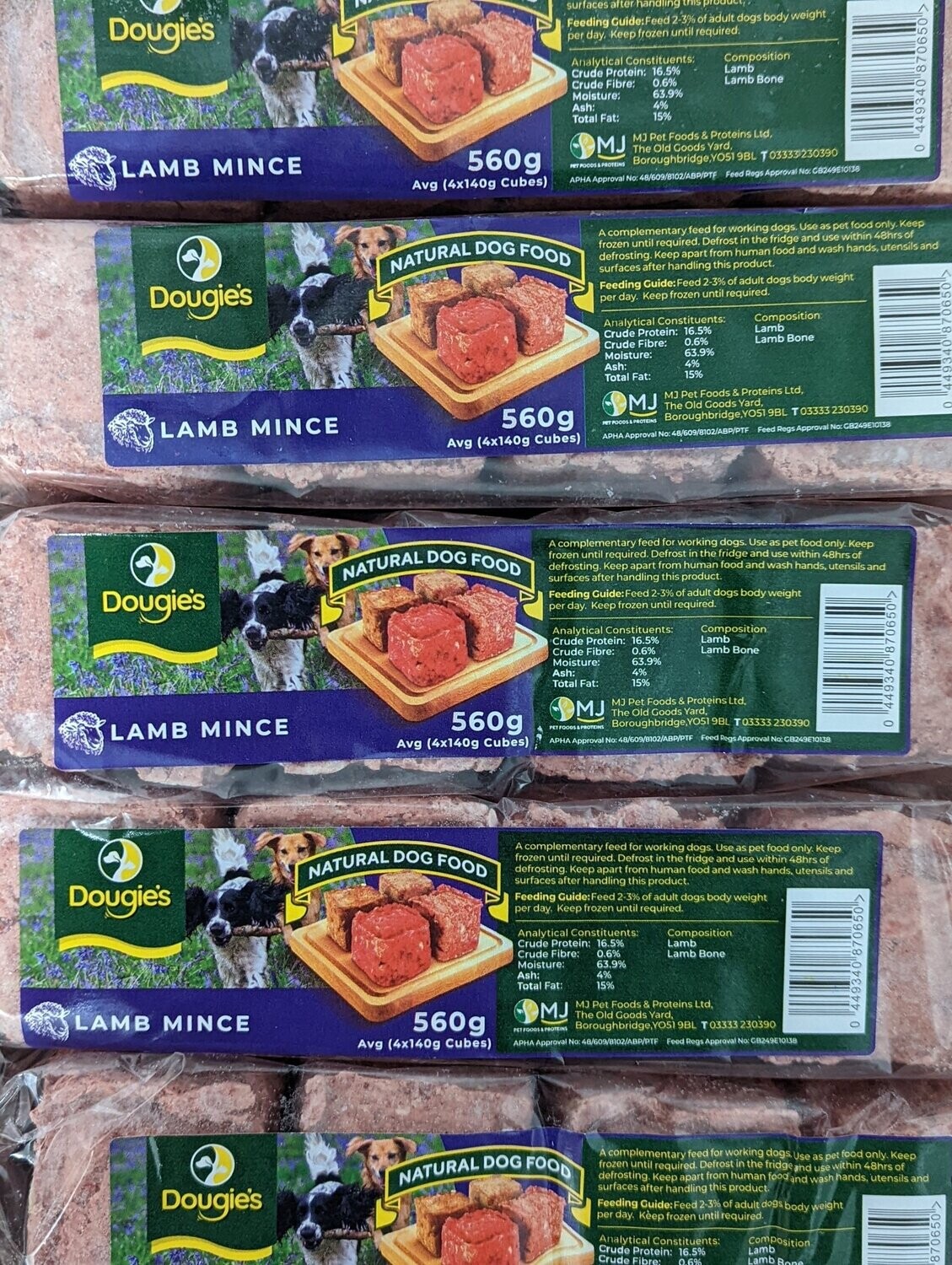 Dougie's (MJ's) Mince Lamb Chunks