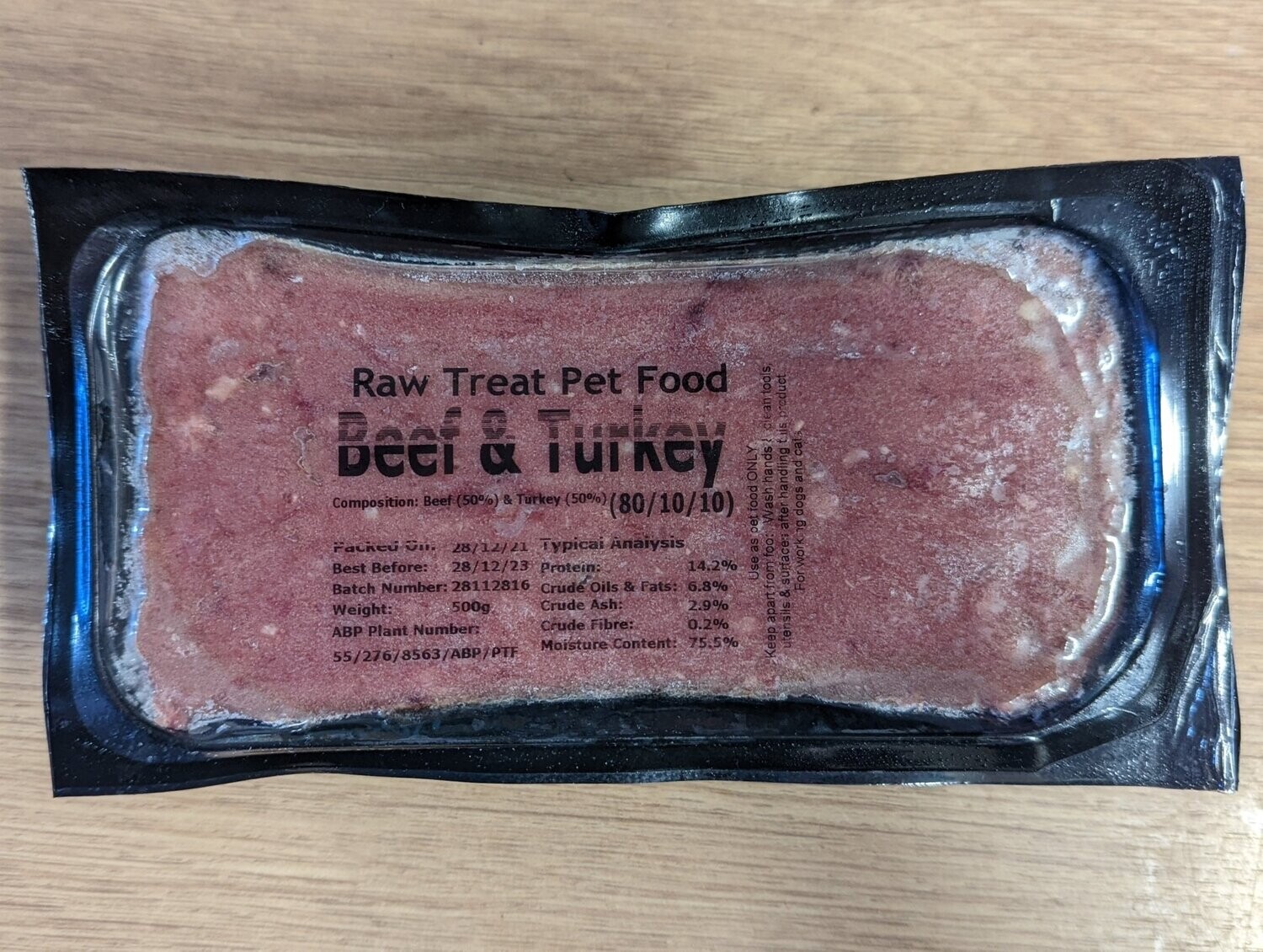Raw Treat Beef & Turkey Box Of 20