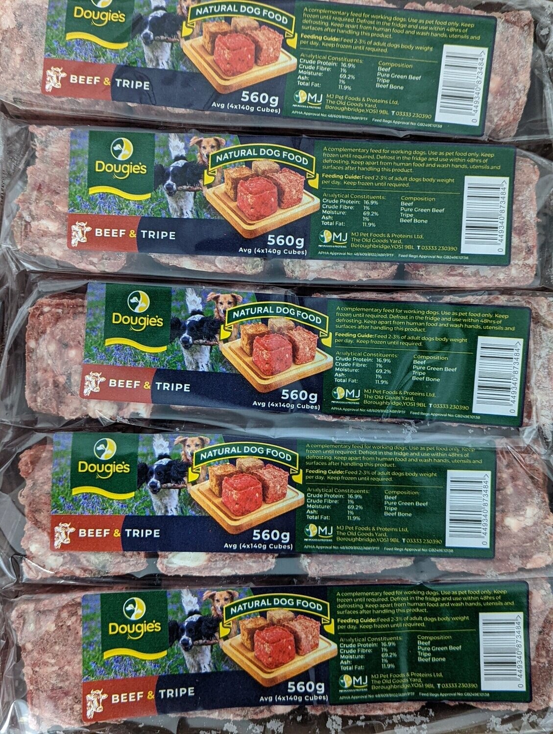 Dougie's (MJ's) Mince Beef & Tripe Chunks
