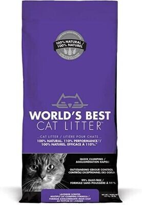World's Best Multiple Cat Lavender Cat Litter - 28lb (12.7kg)
