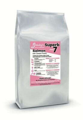 12kg Stanley’s Salmon Superb 7 - Salmon and Sweet Potato Grain Free Dog Food.