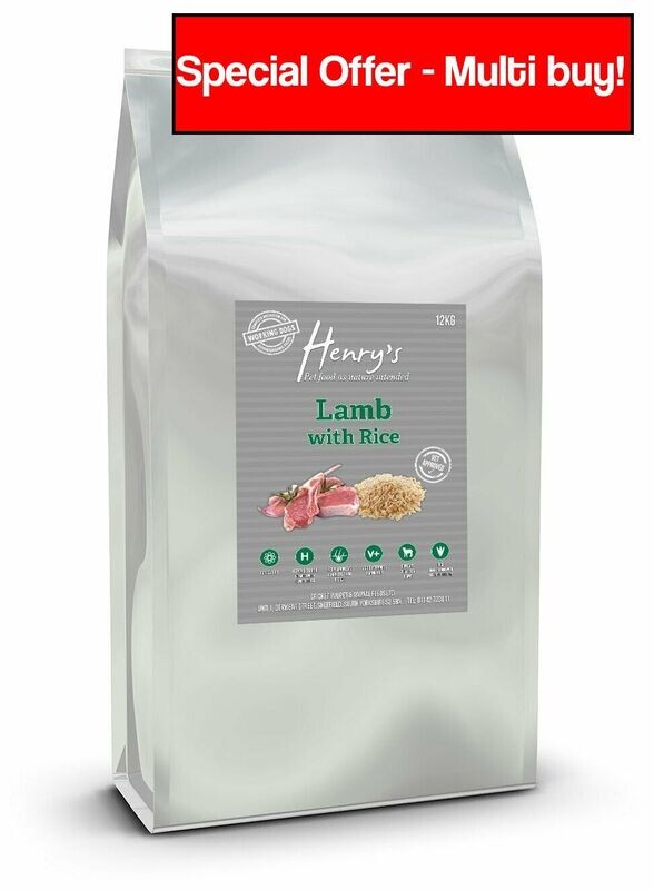 12kg Super Premium Lamb With Rice - Buy 2 save £10!!