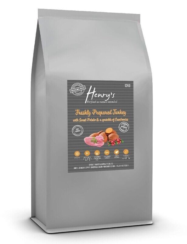 12kg Turkey, Sweet Potato And Cranberry - Hypo Allergenic - Grain Free Dog Food