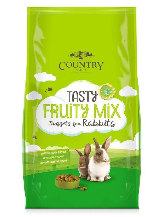 10kg Rabbit Fruity Mix Nuggets-Country Value