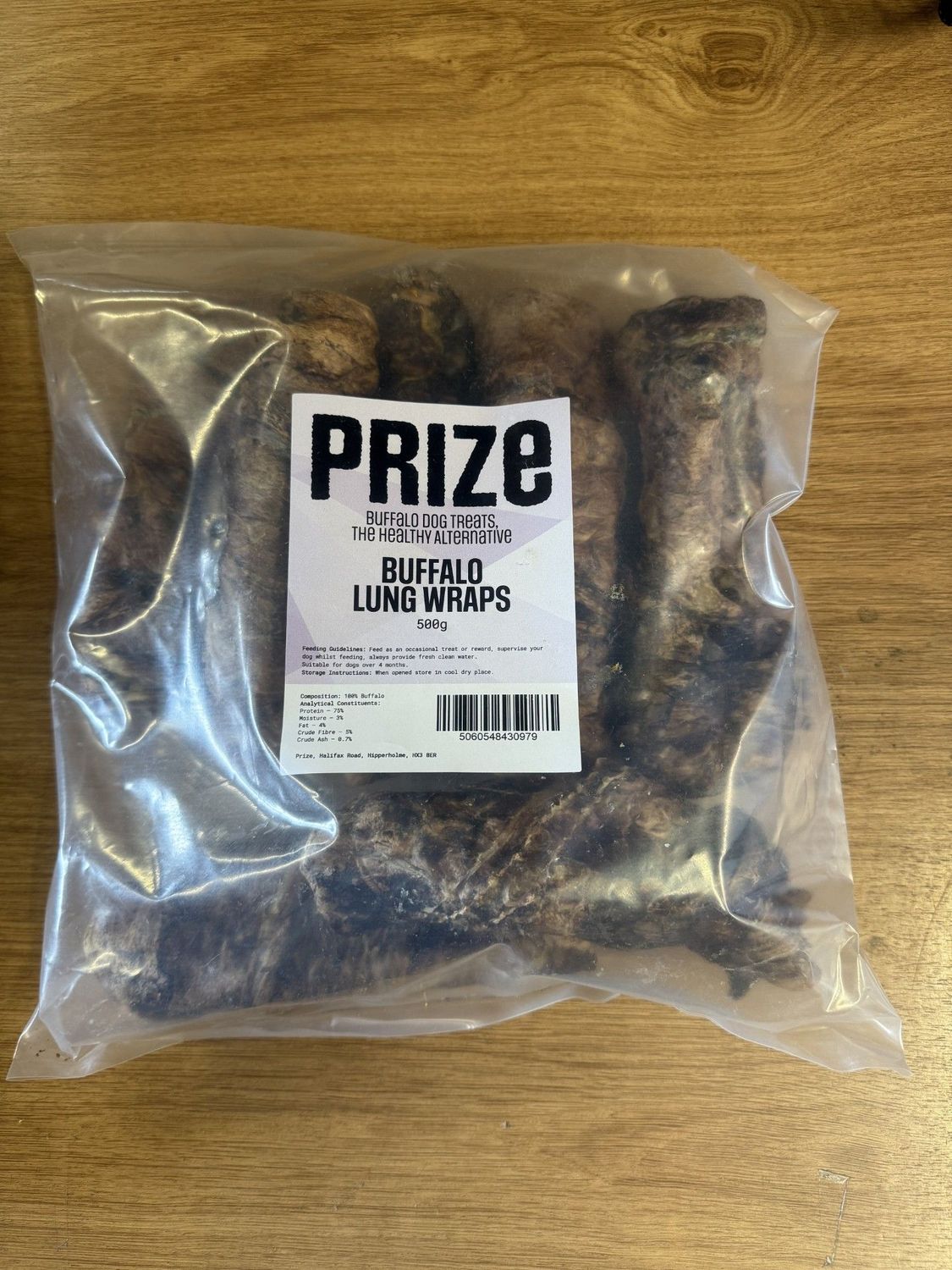 Buffalo Lung Wraps 500G
