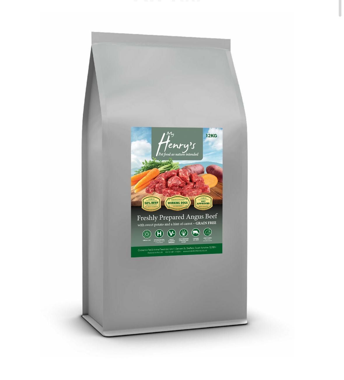 12kg Grain Free Angus Beef With Sweet Potato & Carrot