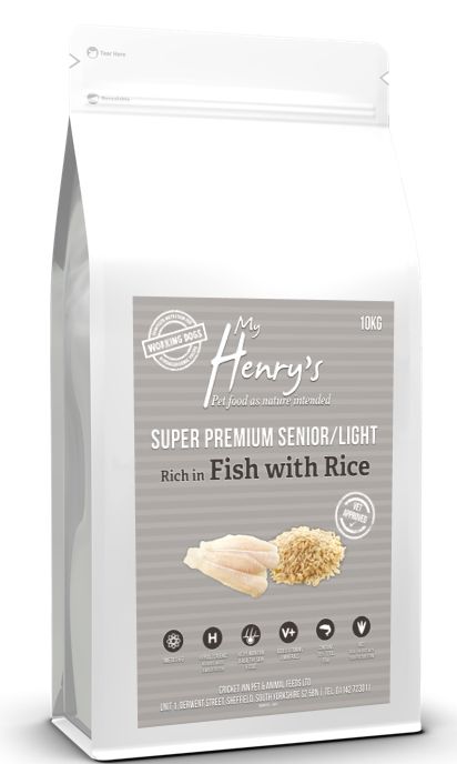 10kg Super Premium Senior/ Adult Dog Light Rich in Fish with Rice